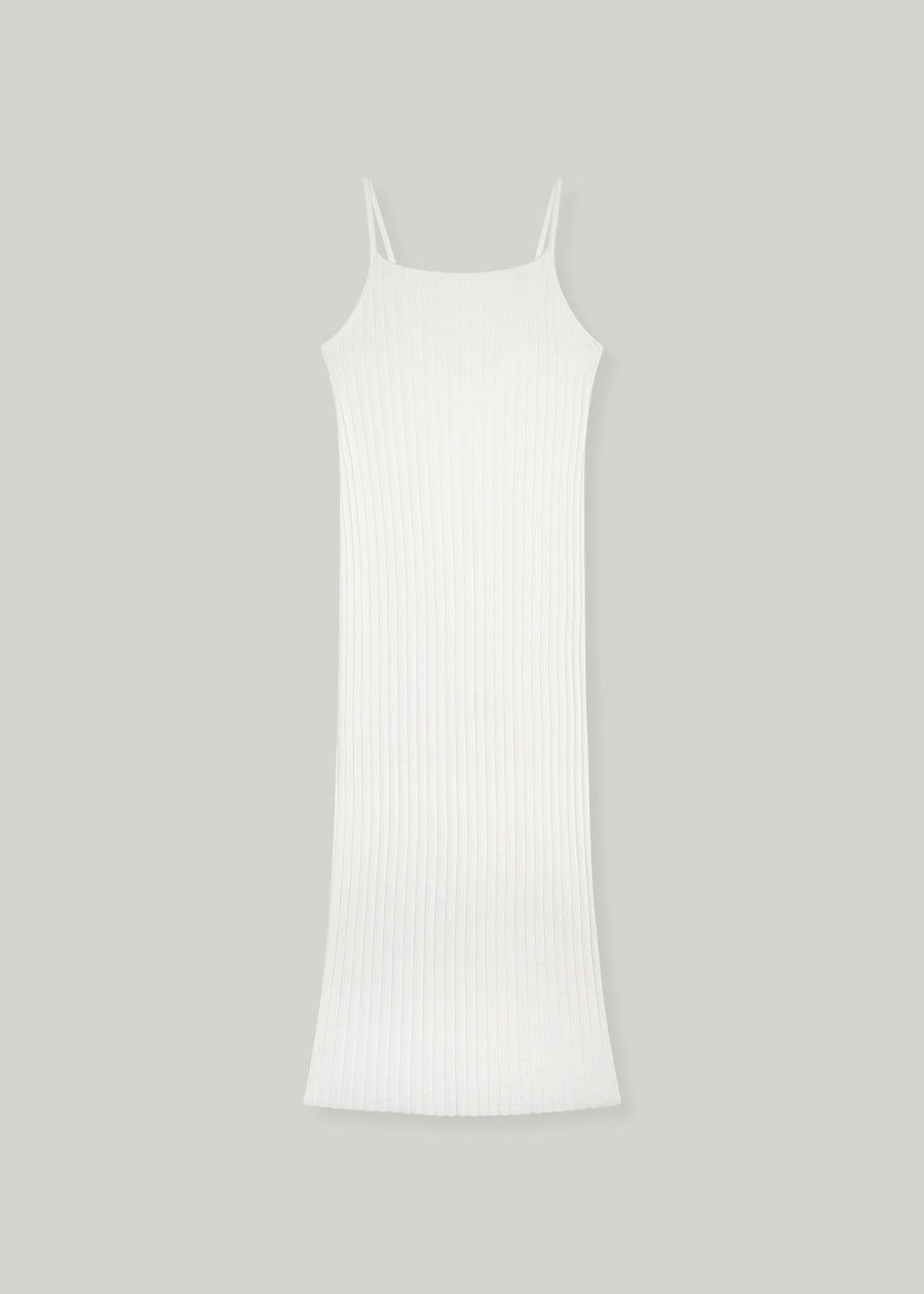 ELBORN | Reese Sleeveless Knit Dress (White)