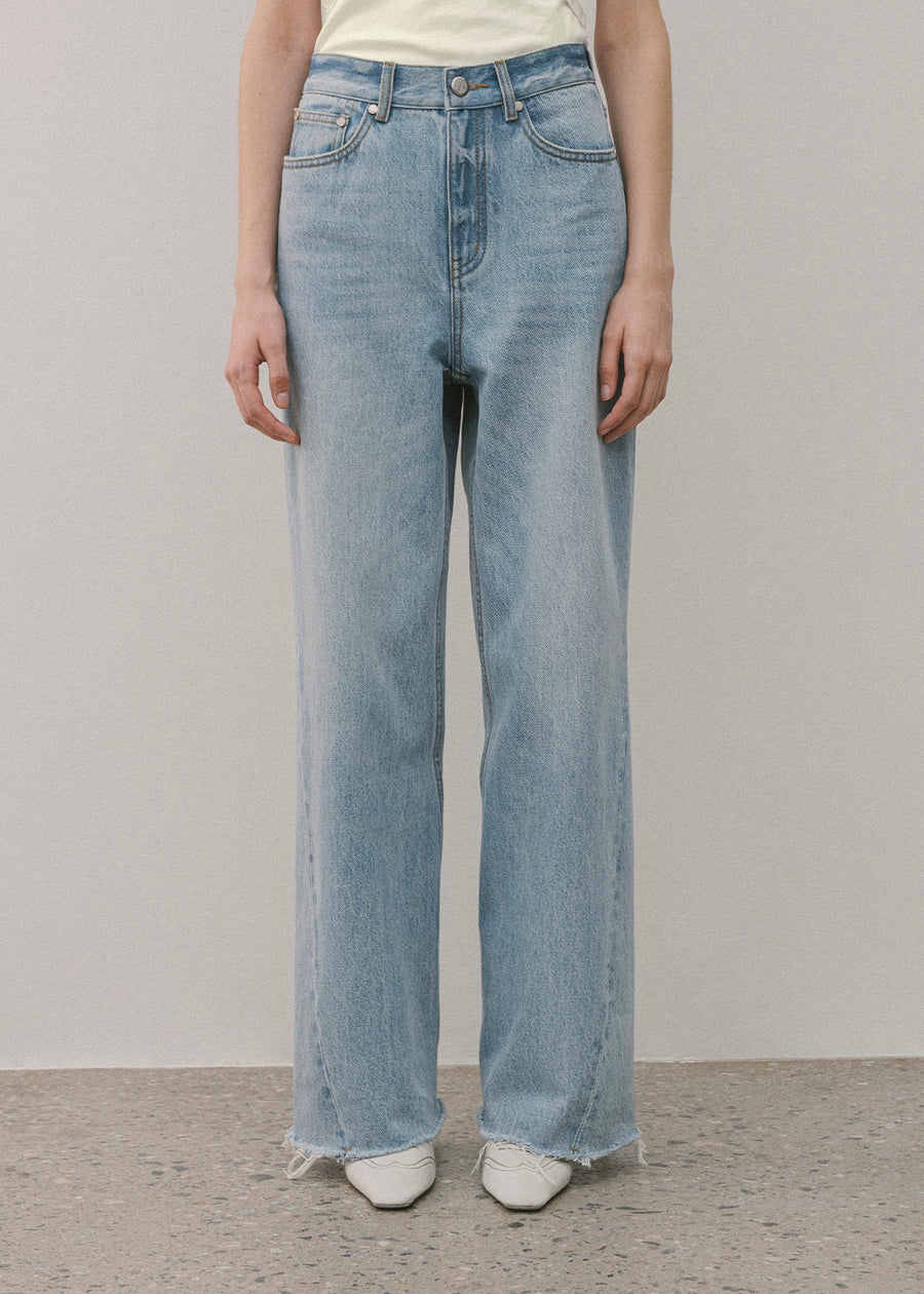 ELBORN | Vale Straight Denim Pants (Blue)