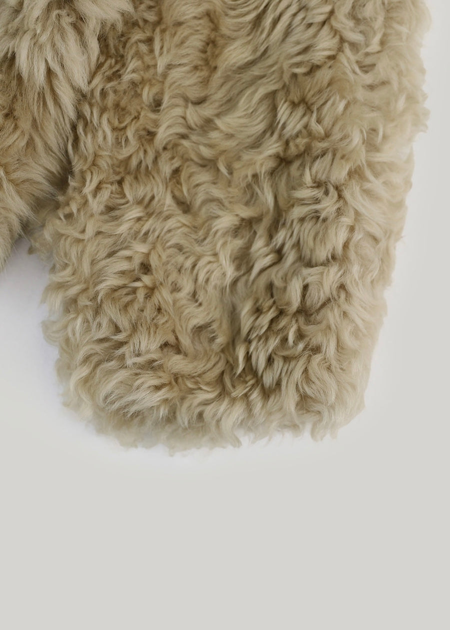 5% Off -ELBORN | Derby Toscana Fur Jacket (Beige)Expected ship to 12/12/2025