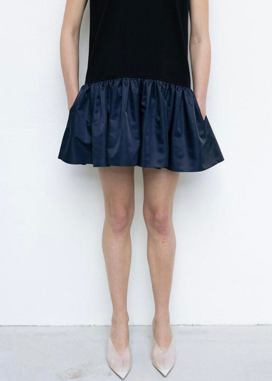 LEHA | Celeste Mini Dress (Black/Dark Navy)