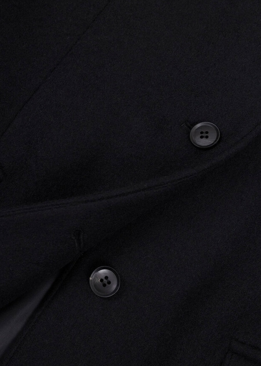 LEHA |  Adena Single Breast Coat (Black)