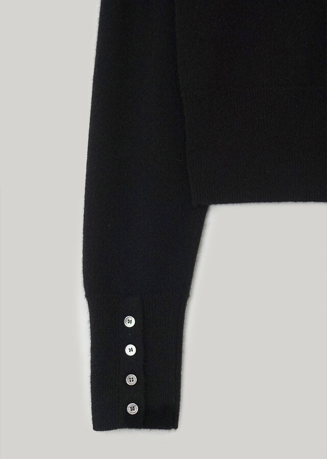 ELBORN | Harvey Cashmere Silk Cardigan (Black)