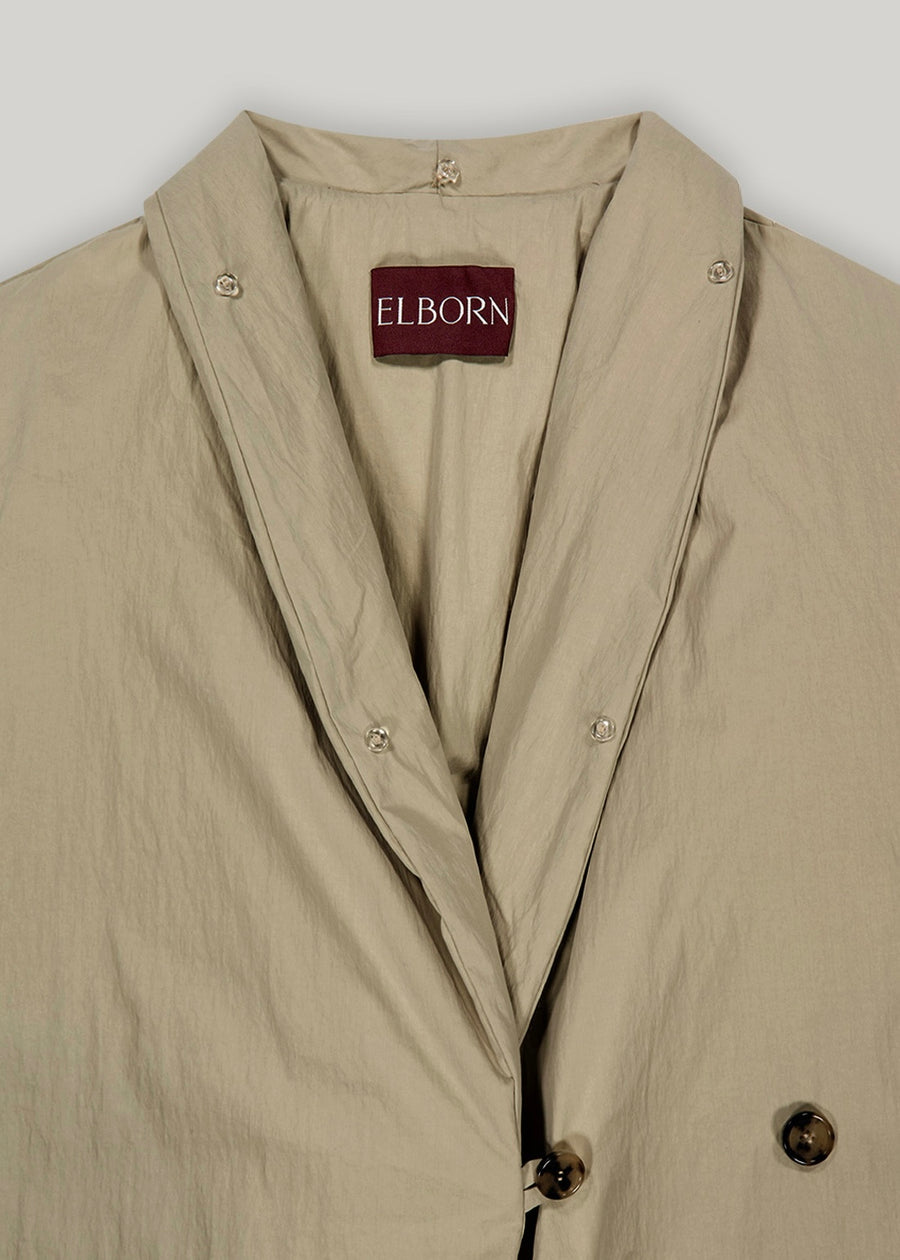 3RD-ORDER | ELBORN | Fur Collar Goose Down Jacket (Beige) Expected ship to 01/09/2025