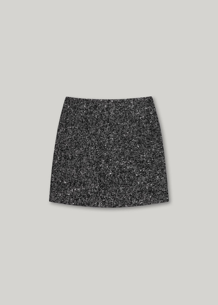 ELBORN | Itzel Wool Mini Skirt (Black)