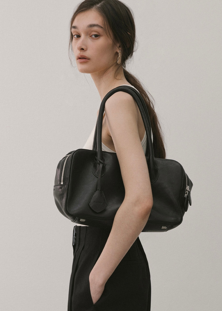 ELBORN | Bonner Square Leather Bag (Black) Expected ship to 06/13/2025