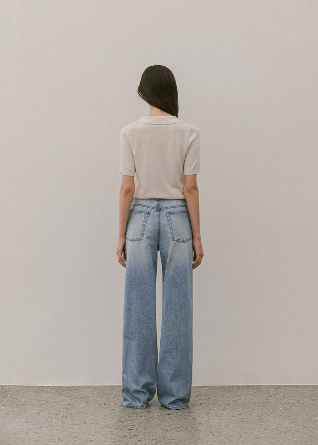 Elborn | Darby Silk Collar Knit (Cream)