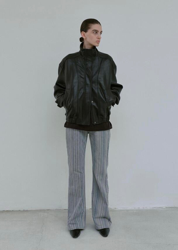 MOIA | Leather Jumper (Black)