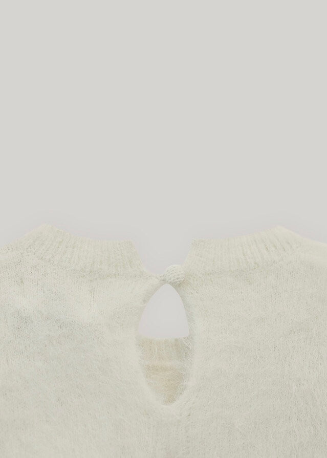 ELBORN | Nova Alpaca Knit Top (Ivory)