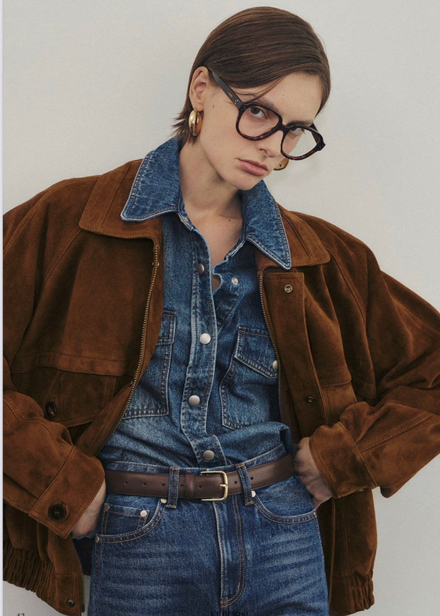 ELBORN | Lumen Suede Jacket (Brown)