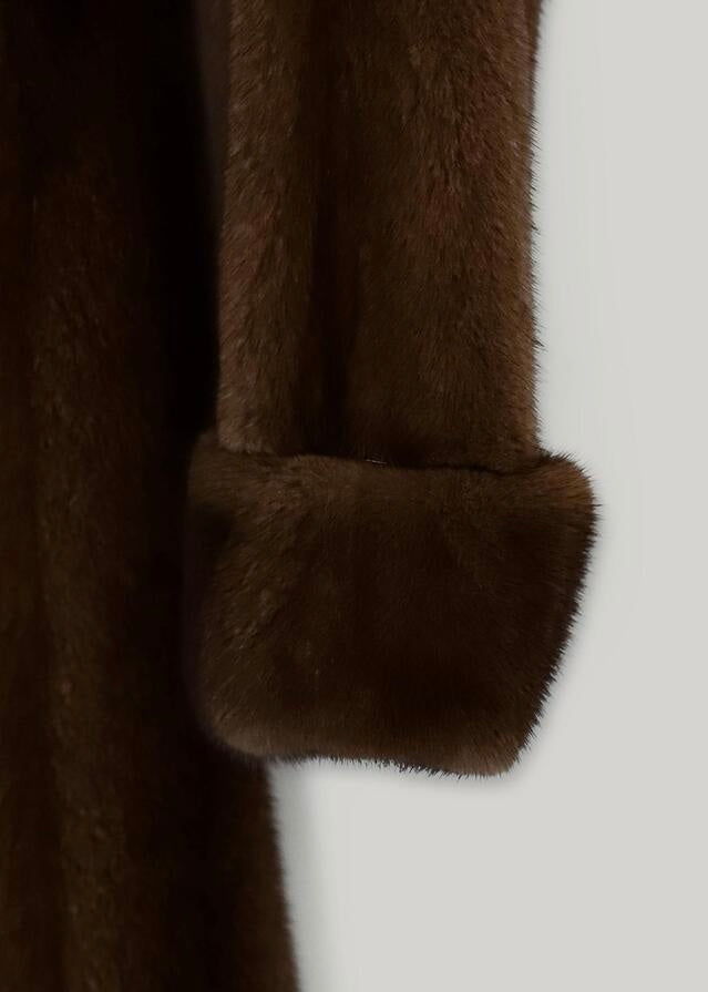 [PRE-ORDER] ELBORN | Kenneth Mink Robe Coat (Brown) Expected ship to 12/27/2024