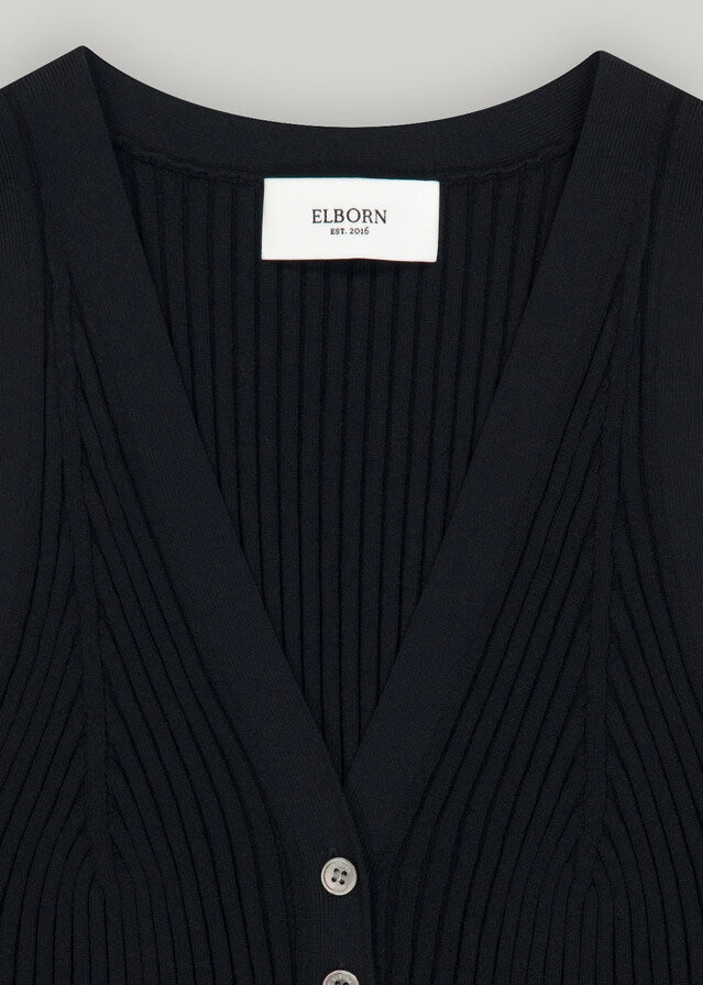 ELBORN | Marin Knit Vest Top (Black)