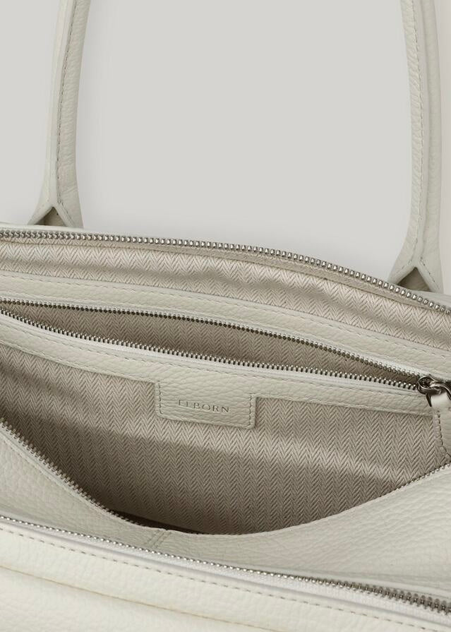ELBORN | [LIMITED] Bonner Square Leather Bag (White) Expected ship to 05/16/2025