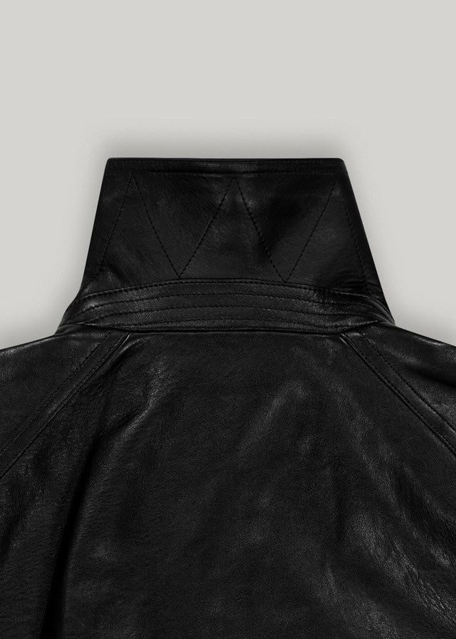 2ND ELBORN | Lumen Leather Jacket (Black) Expected ship to 09/12/2025