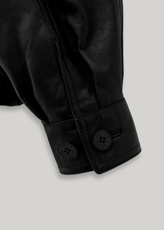 2ND ELBORN | Lumen Leather Jacket (Black) Expected ship to 09/12/2025