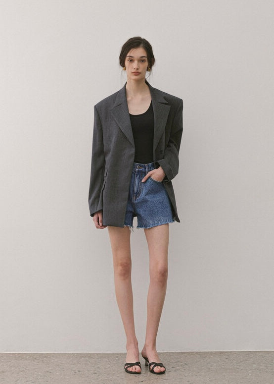 ELBORN | Tobin Classic Denim Shorts (Blue)