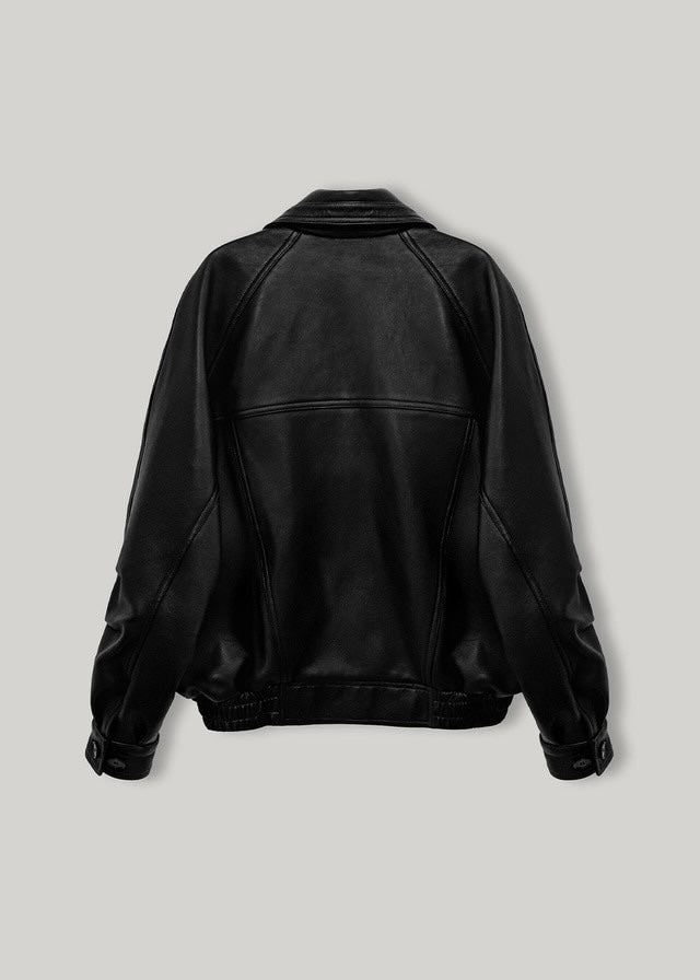 2ND ELBORN | Lumen Leather Jacket (Black) Expected ship to 09/12/2025