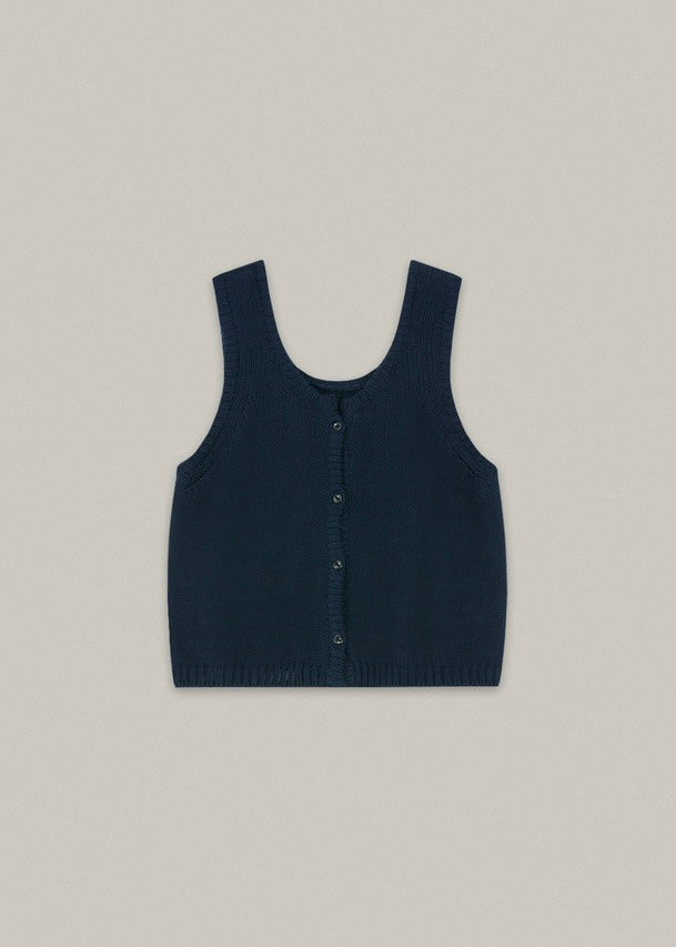 Open Vest (Navy)