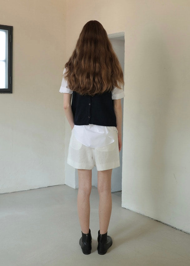 Open Vest (Navy)