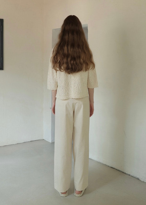 Half cardigan (ivory)