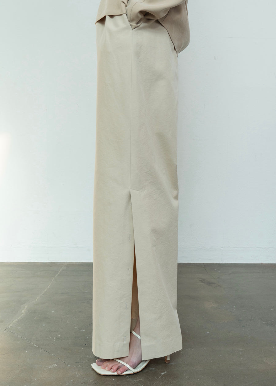 BUTTON WIDE TROUSER | L E H A