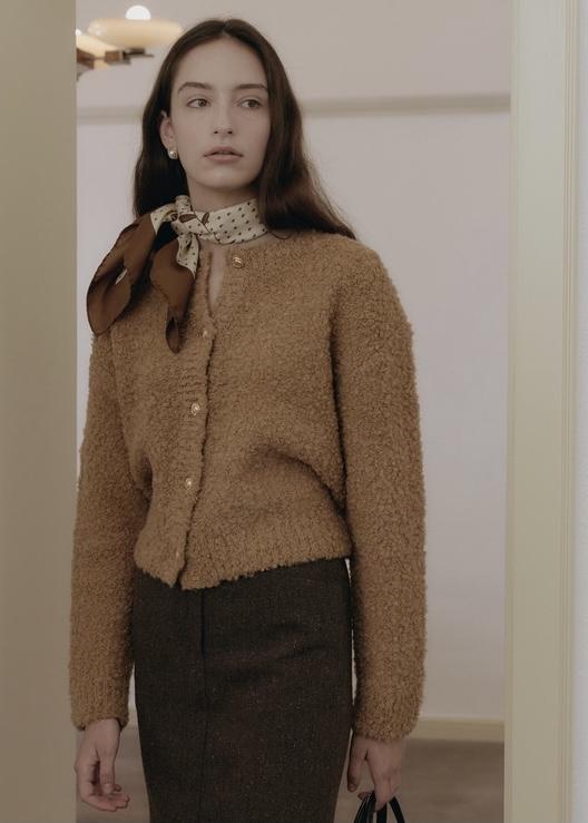[Re-stock] Belle Boucle Cardigan (Camel)