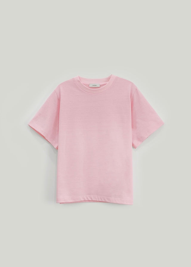 Crown neck t-shirt (Bloom Pink)