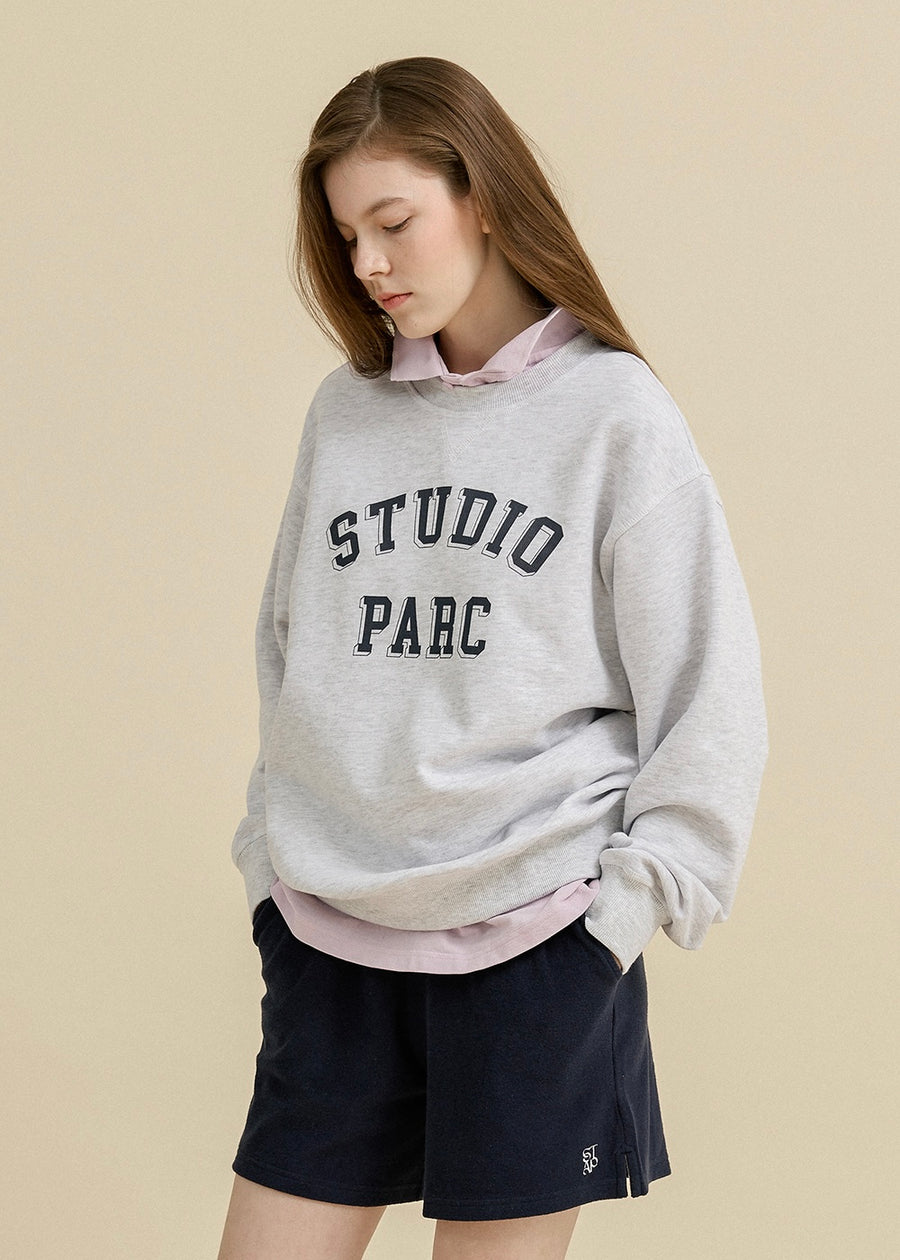 [STUDIO & PARC] Studio Parc Sweatshirt -Melange White