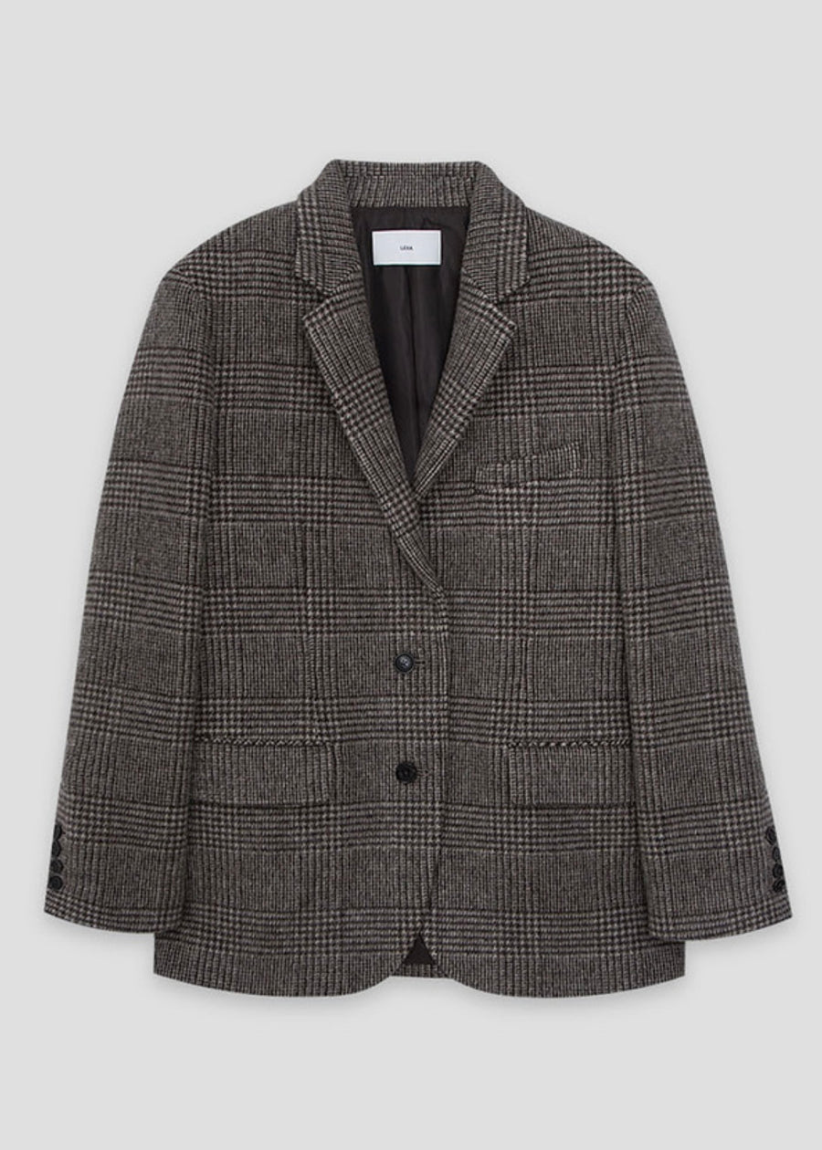 [LEHA] CROSBY JACKET -BROWN