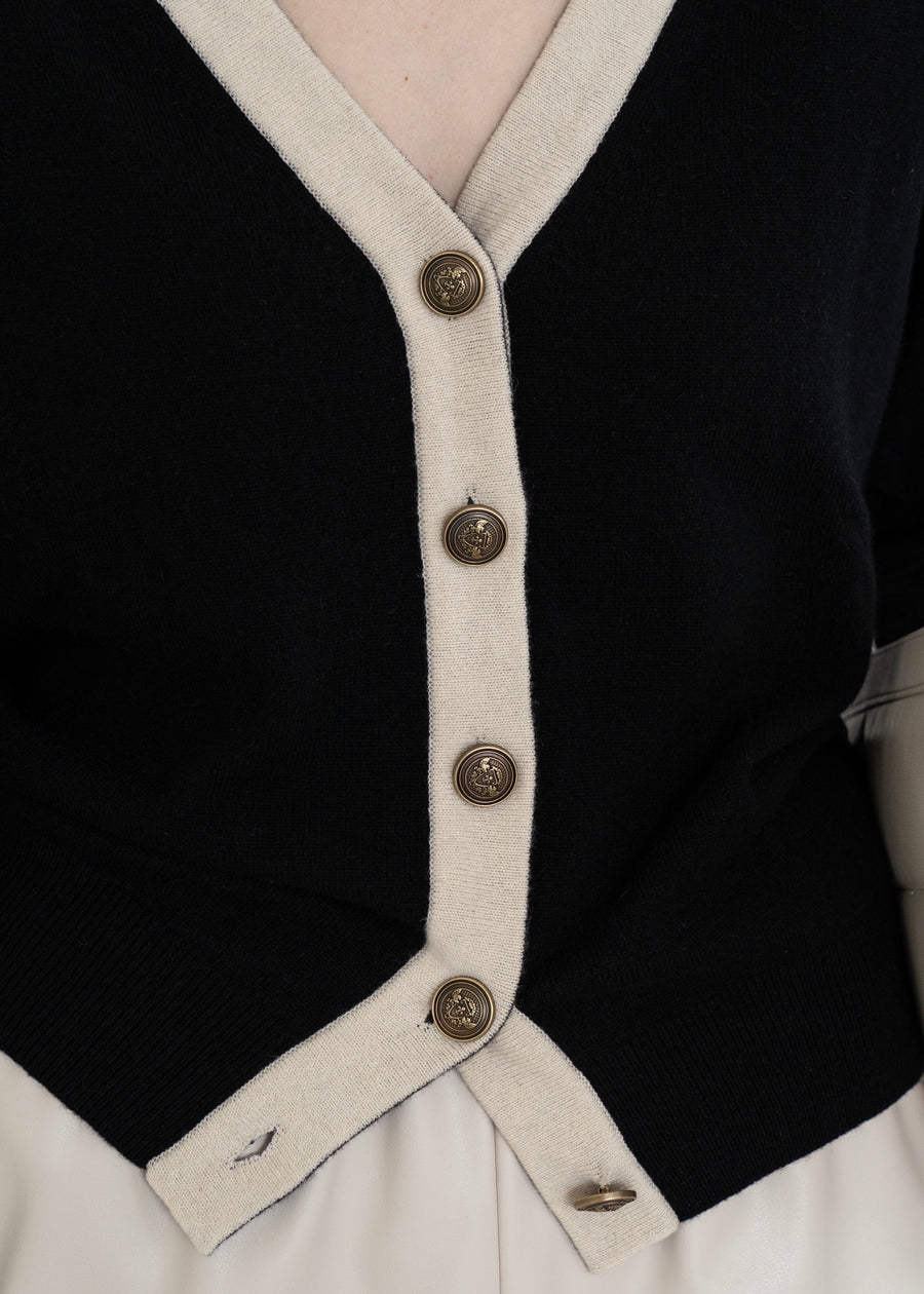 Two-tone Cardigan | LEHA