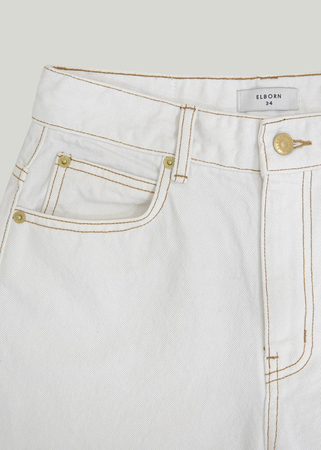 Daisy Denim Pants (Ivory)