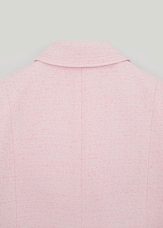 Numero 130: Diana Tweed Jacket  (Blossom Pink)