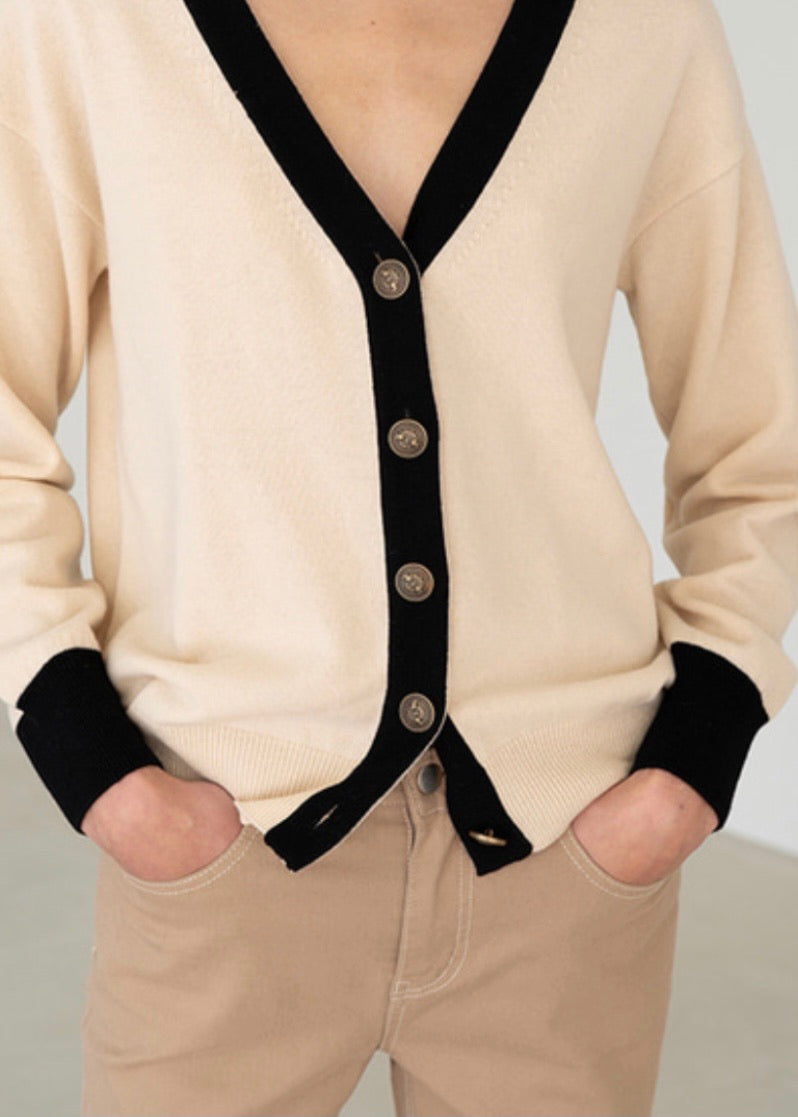 BEIGE HIGH-RISE STRAIGHT FIT JEANS | LEHA