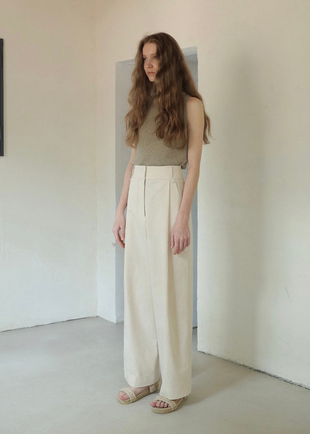 Ribbed Knit Top (Vintage Khaki)
