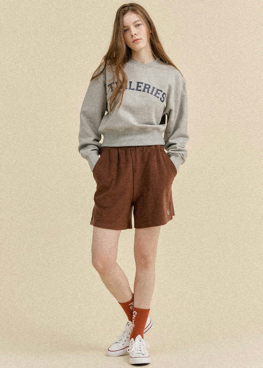 [STUDIO & PARC] Bacatel Terry Short Pants -Brown
