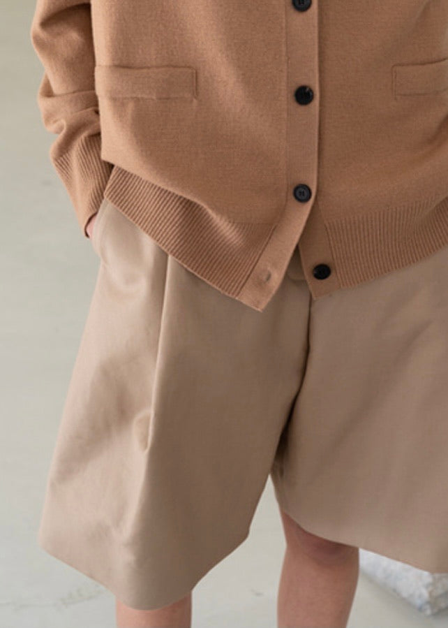 CAMEL BERMUDA PANTS | LEHA