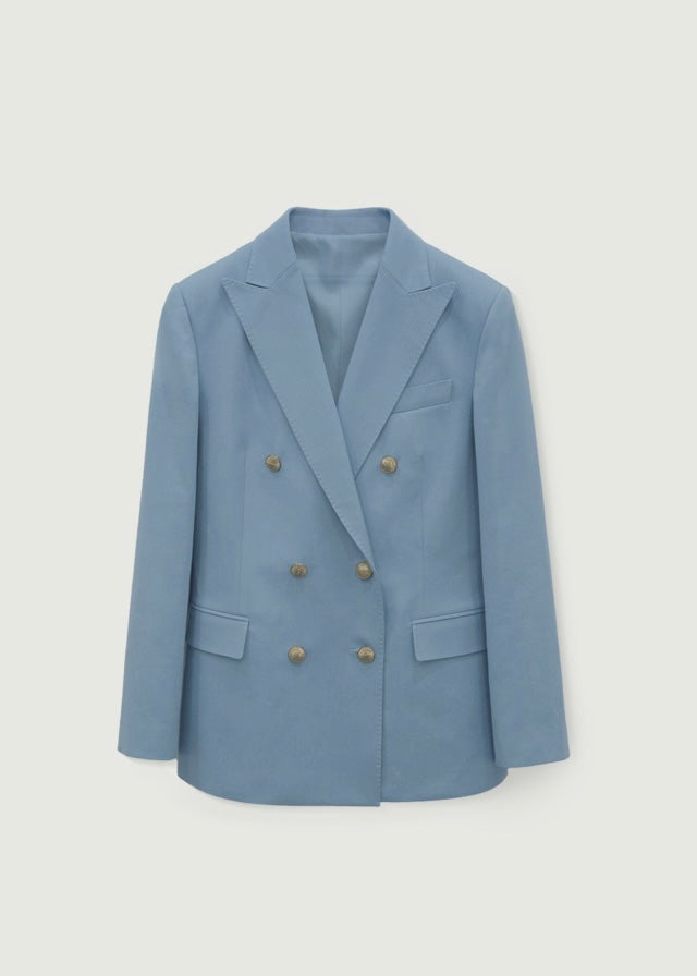 Numero 126: Saint Double Breasted Blazer (Seaside Blue)