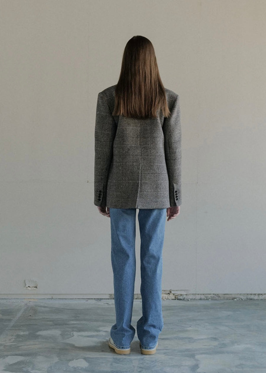 [LEHA] CROSBY JACKET -BROWN