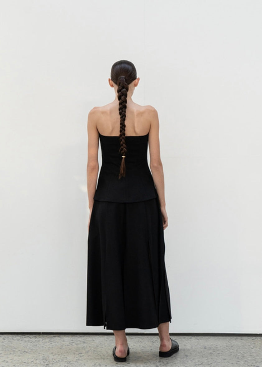 New chris wool skirt (Black)