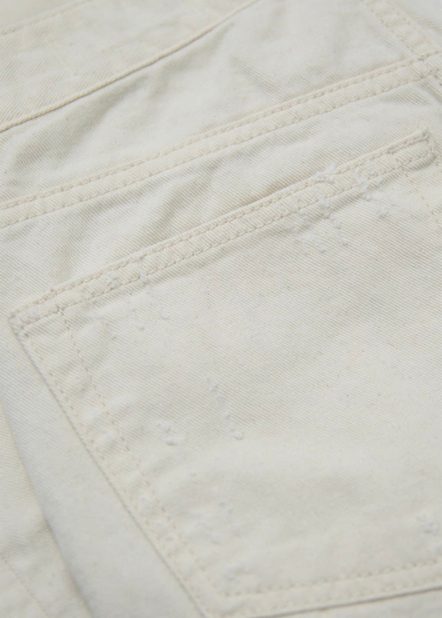 [1st Re-Order] Marcel Denim Pants (Cream)