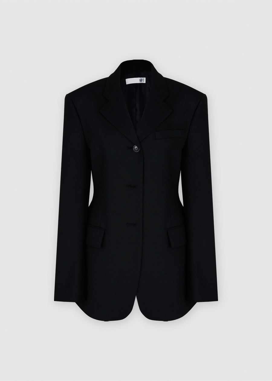 STRUCTURED WOOL BLAZER | RECTO