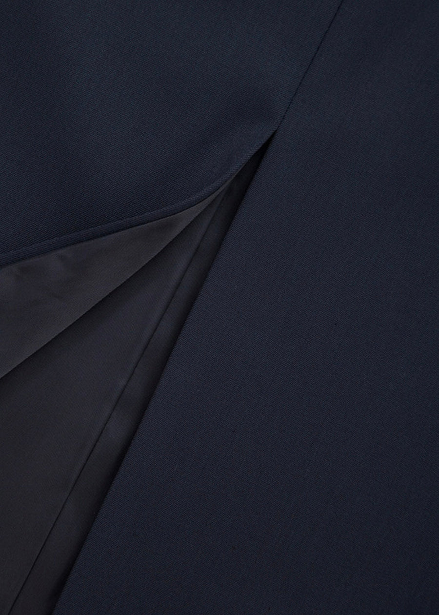 [LEHA] GREYSTONE SLIT SKIRT - GRAPHITE