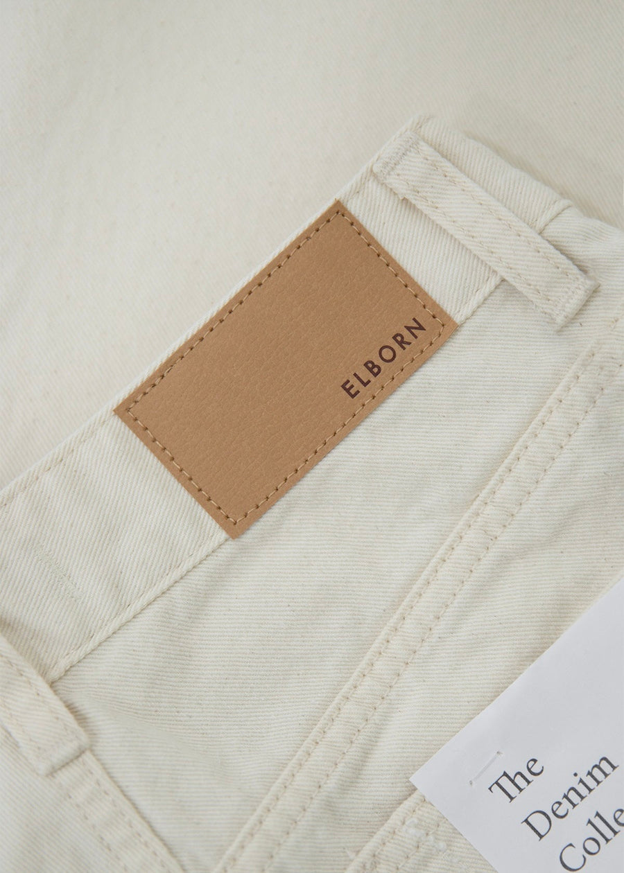 [1st Re-Order] Marcel Denim Pants (Cream)