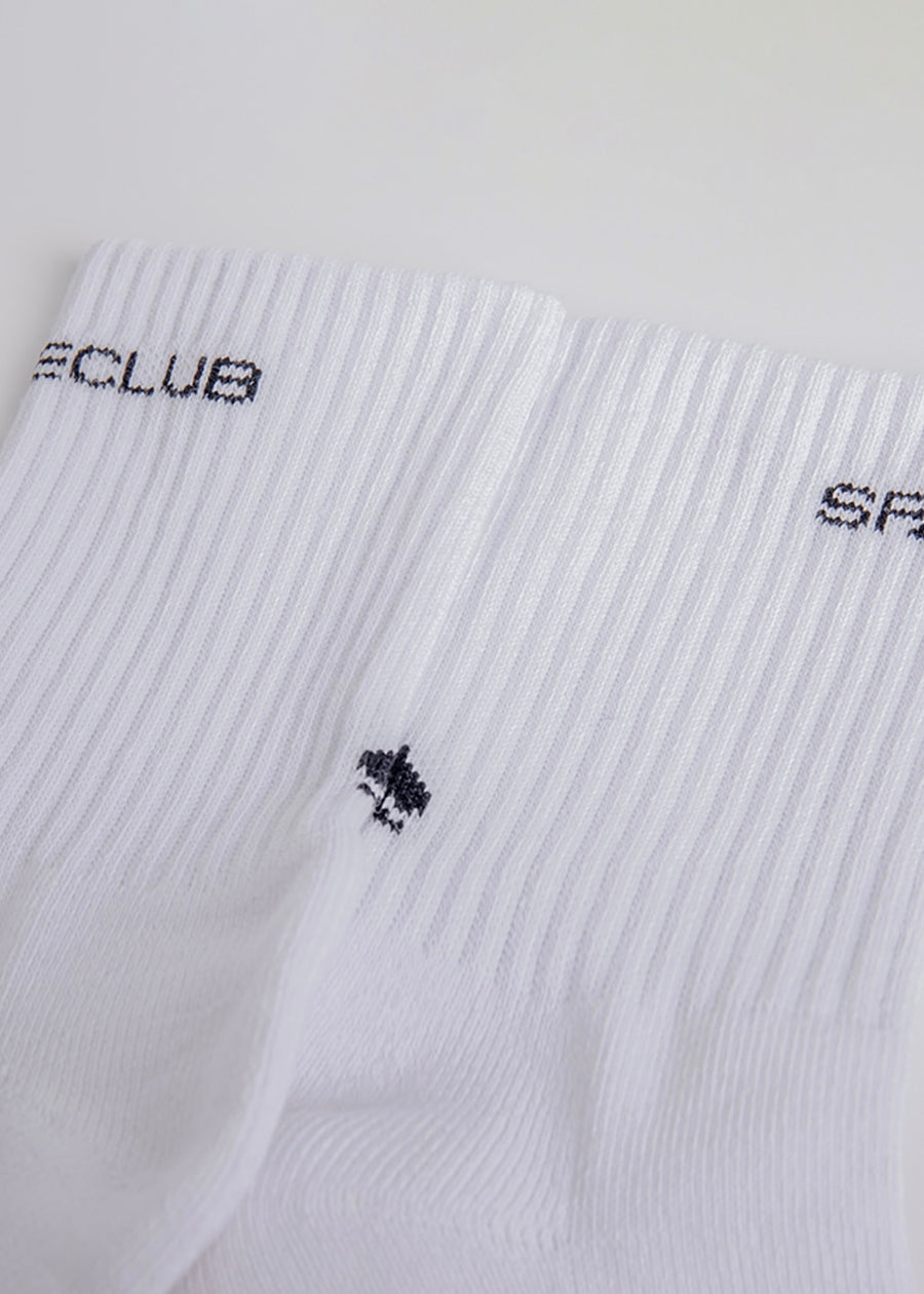 Basic Logo Socks (White/Black)