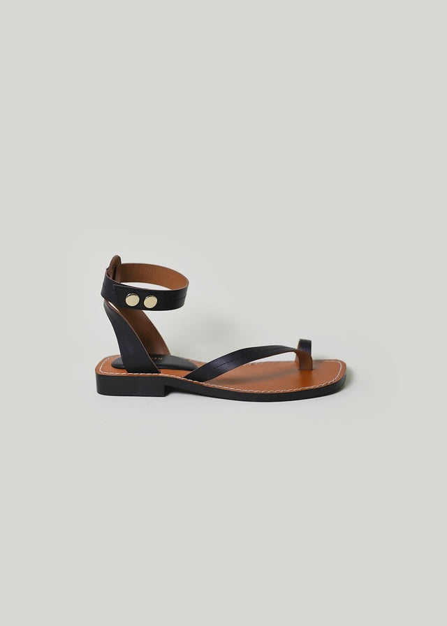Pre-Order [10%] Comet Ankle Strap Sandals (Black)