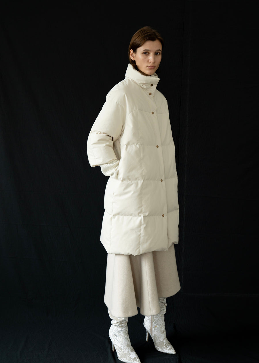 Covent quilted Down coat | LEHA