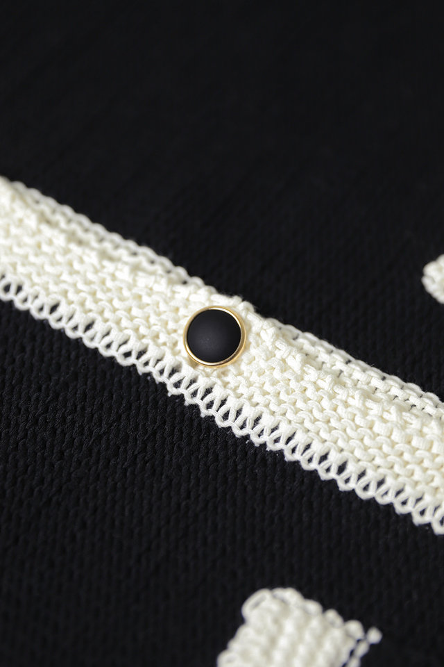 Maritta Knitted Cardigan (Black)