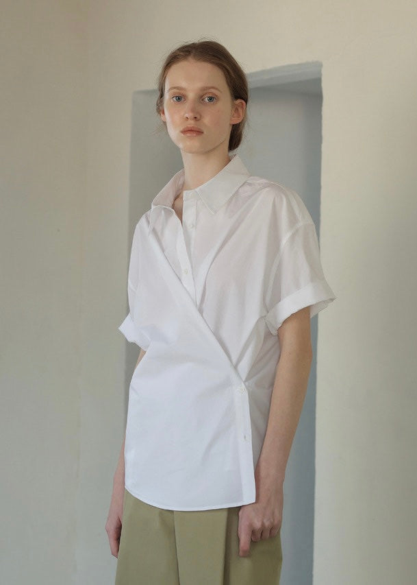 Half Box Shirt (White)