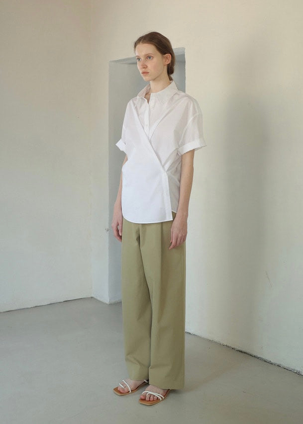 Half Box Shirt (White)