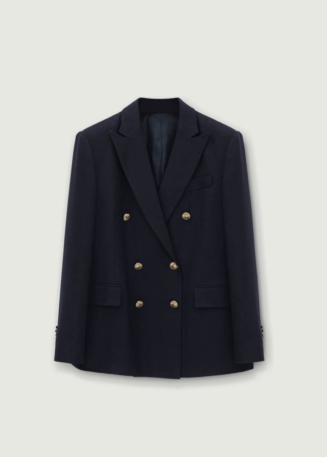 Numero 126: Saint Double Breasted Blazer (Deep Navy)
