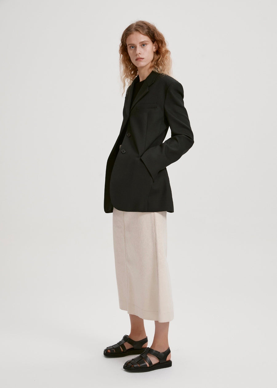 STRUCTURED WOOL BLAZER | RECTO